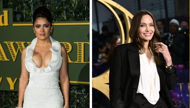 Салма - ПРИЯТЕЛ В НУЖДА СЕ ПОЗНАВА: Салма Хайек е сватовница на Анджелина Джоли