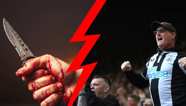 нож Нюкасъл фен Милано Милан - Вместо