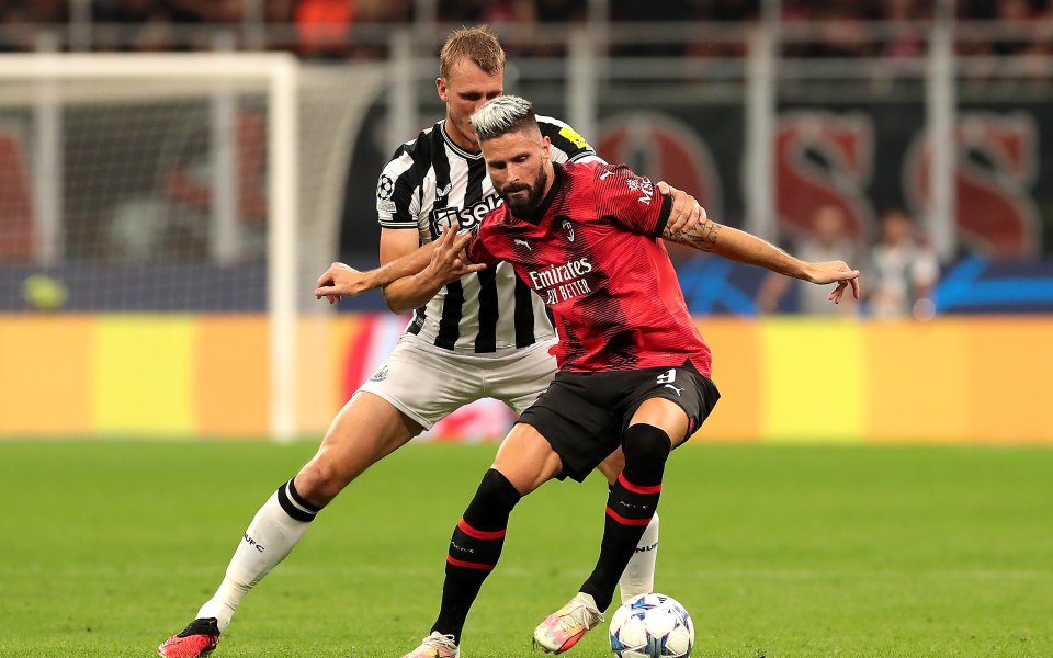 Нюкасъл посреща Милан в ключов мач от шестия кръг на