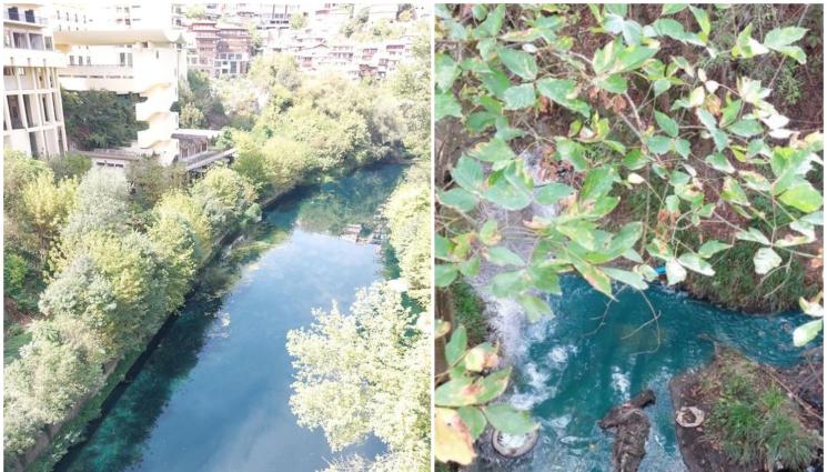 река - КАКВО СЕ СЛУЧВА? Река Янтра стана синя!