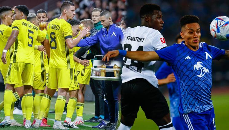 Левски Айнтрахт - Кой разбира тук се спира: Левски шитка 105 игрови фланелки от Лигата на конференциите