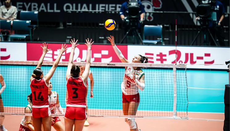 волейбол жени - Волейболистките ни се разправиха с Перу за първа победа на олимпийската квалификация в Токио