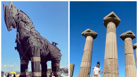 Троянският кон и Храмът на Атина