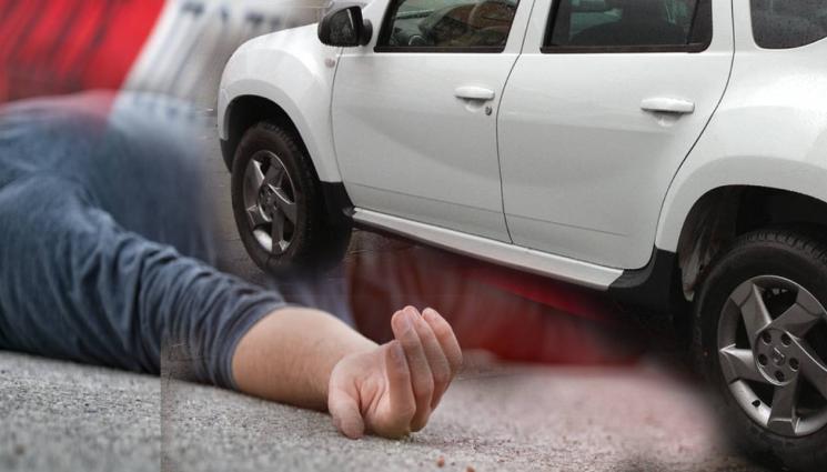 джип труп - БРУТАЛНО: Джип помете мъж и избяга! (ВИДЕО)