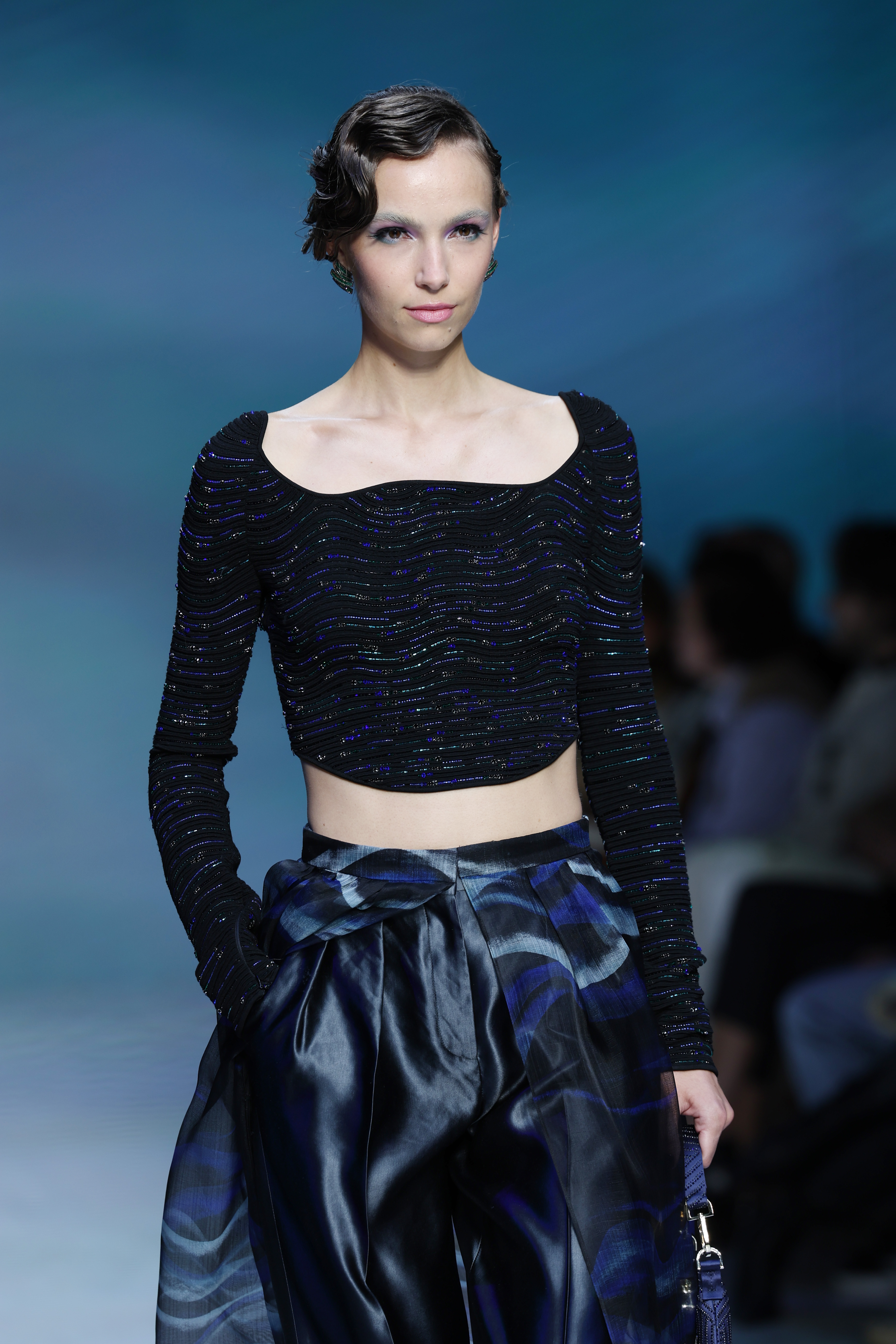 Джорджо Армани на Седмицата на модата в Милано