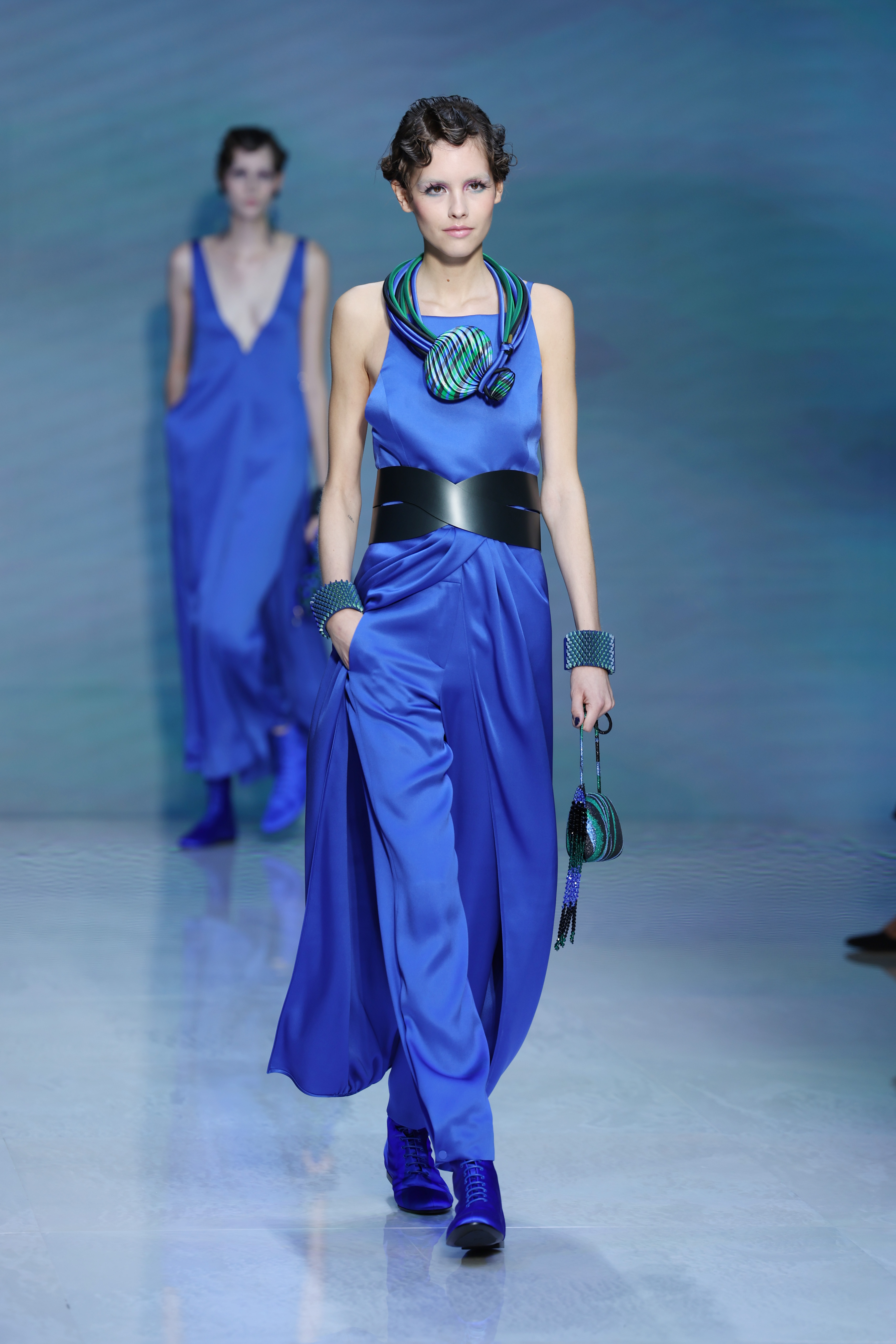 Джорджо Армани на Седмицата на модата в Милано