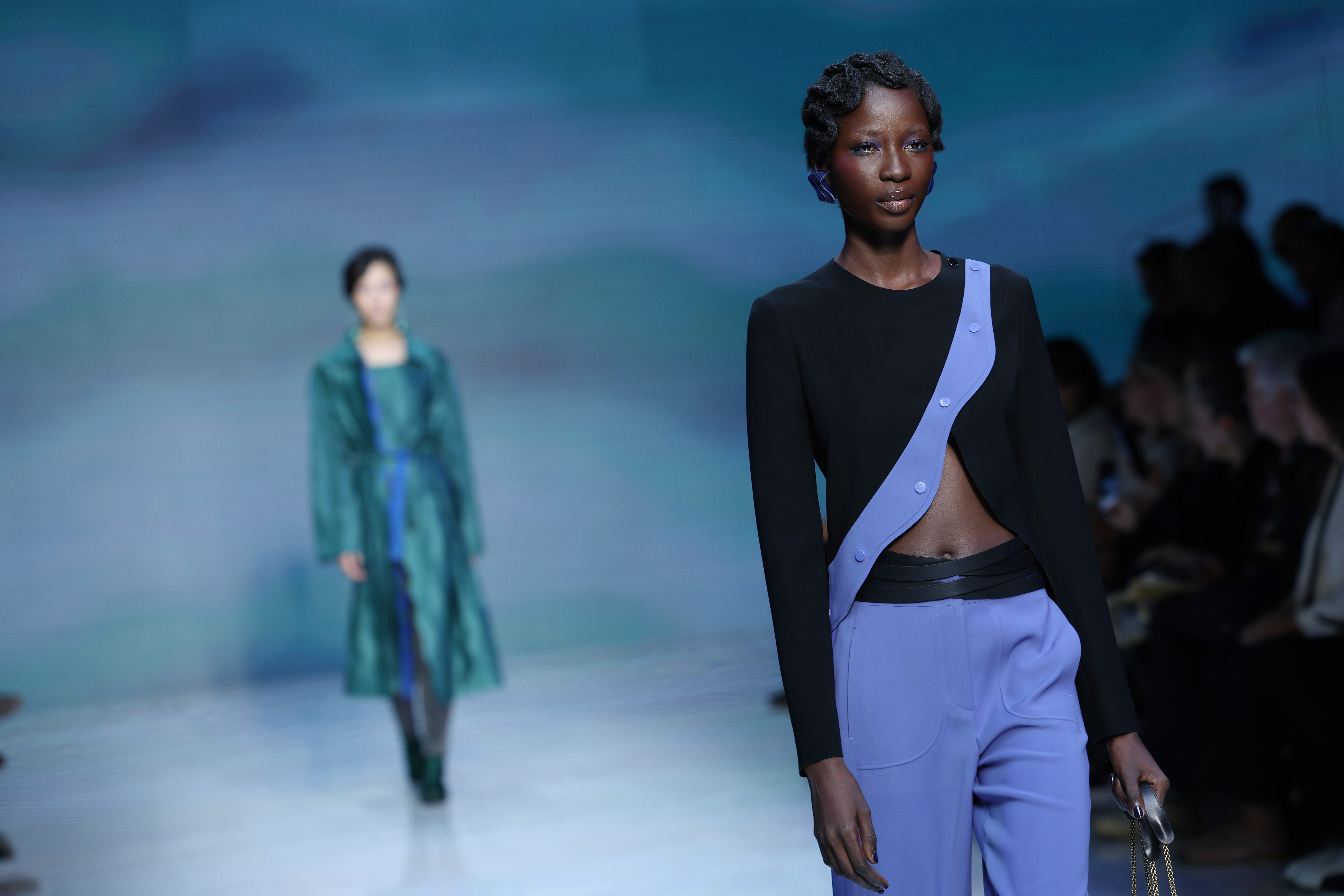 Джорджо Армани на Седмицата на модата в Милано