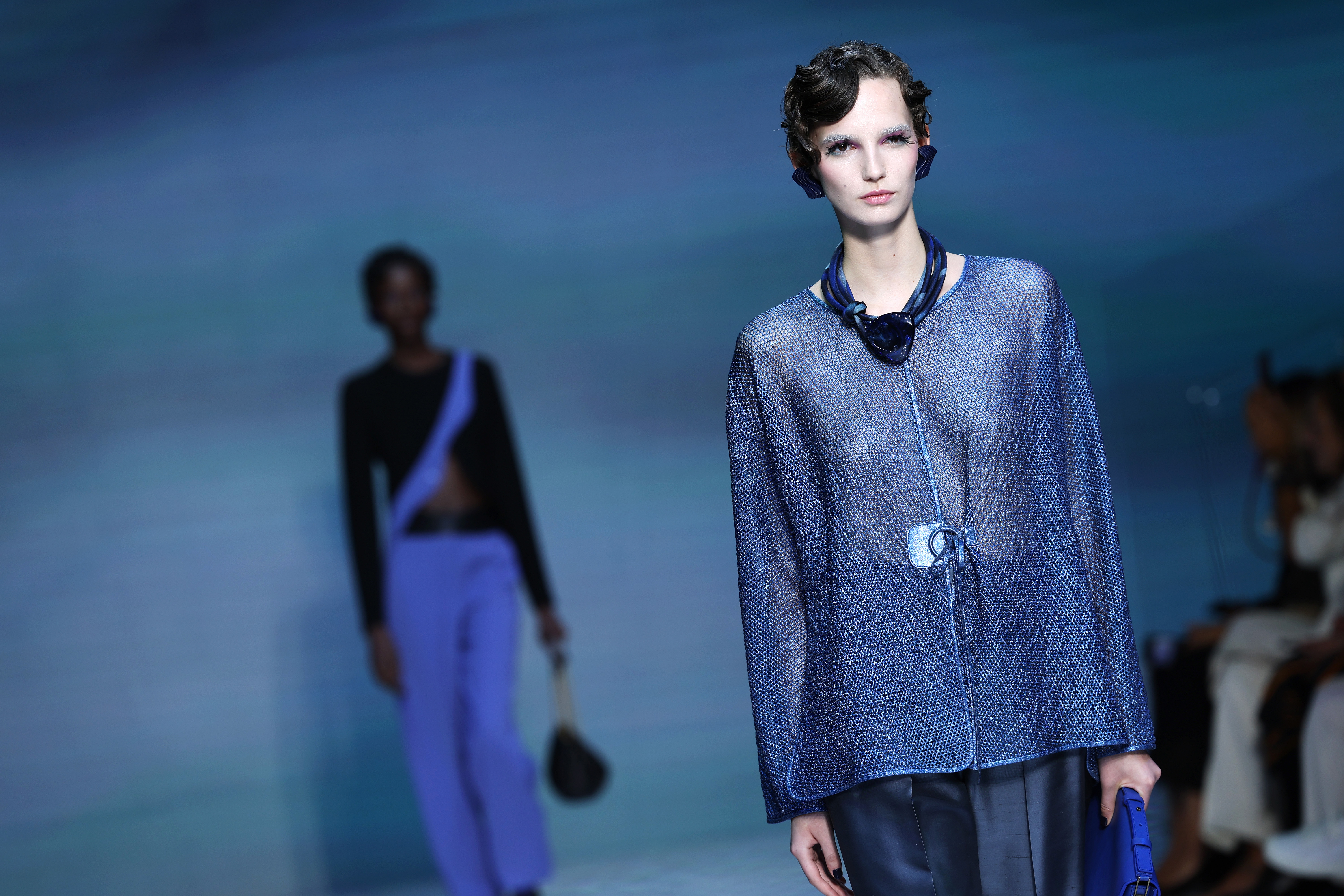 Джорджо Армани на Седмицата на модата в Милано