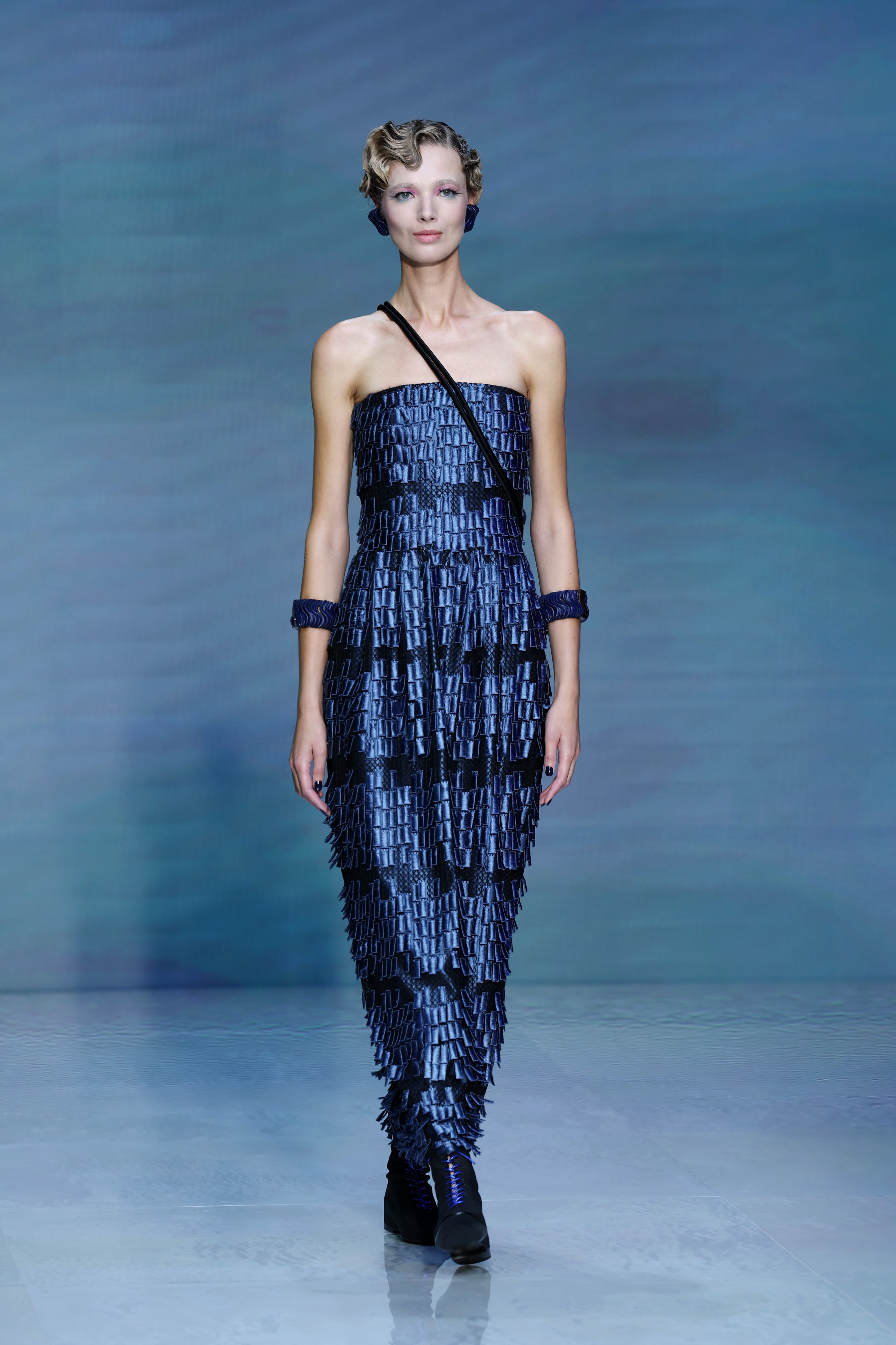 Джорджо Армани на Седмицата на модата в Милано