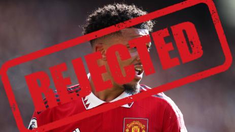 Санчо Манчестър Юнайтед отхвърлен