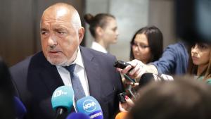 Лидерът на ГЕРБ Бойко Борисов коментира че няма да подкрепи