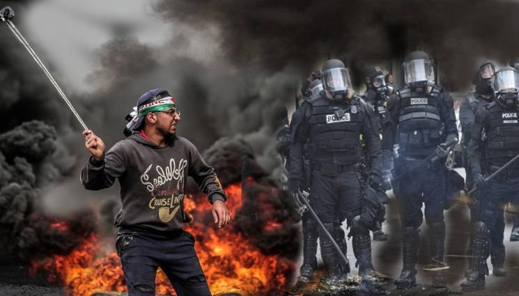 бунт - БОЙ ДО ДУПКА: Полиция и граждани се млатят безпощадно! (ВИДЕО)