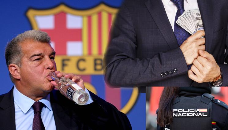 Лапорта претърсване скандал рефери - Обвинение в корупция и подкупи: Барса трепери, испанската полиция тършува седалището на футболните рефери
