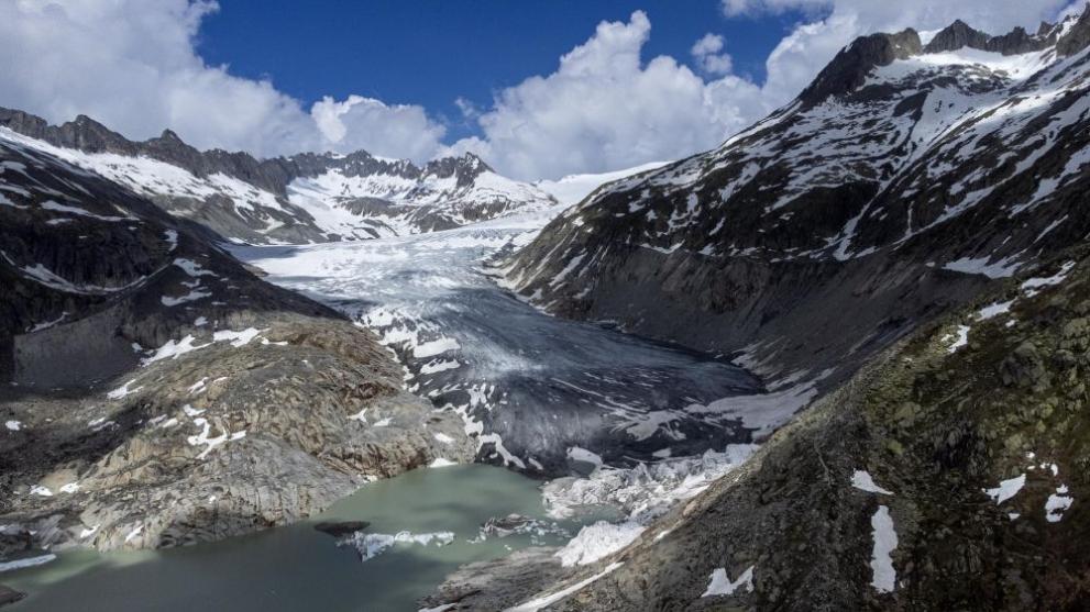 Швейцарските ледници през последните две години са се стопили толкова,