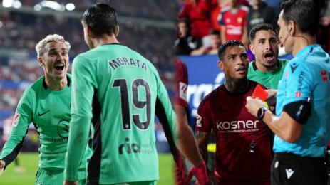 Гризман Мората Осасуна Атлетико Мадрид