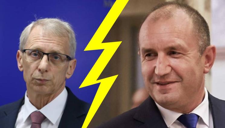 Николай Денков Румен Радев - ХВЪРЧАТ ИСКРИ: Денков отговори на Румен Радев за промените в Конституцията