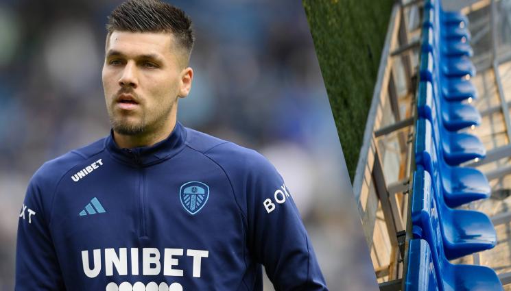 Груев Лийдс пейка - Адаптация: Илия Груев изгледа от скамейката загубата 1:3 на Лийдс в Саутхемптън