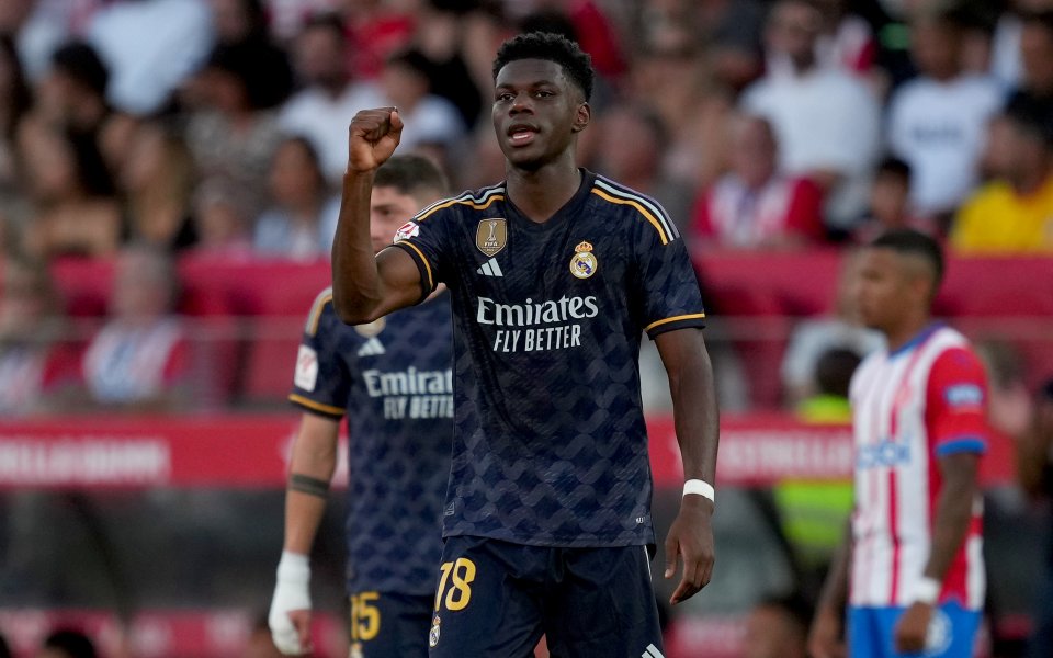 Отборите на Жирона и Реал Мадрид играят при резултат 0:2 в