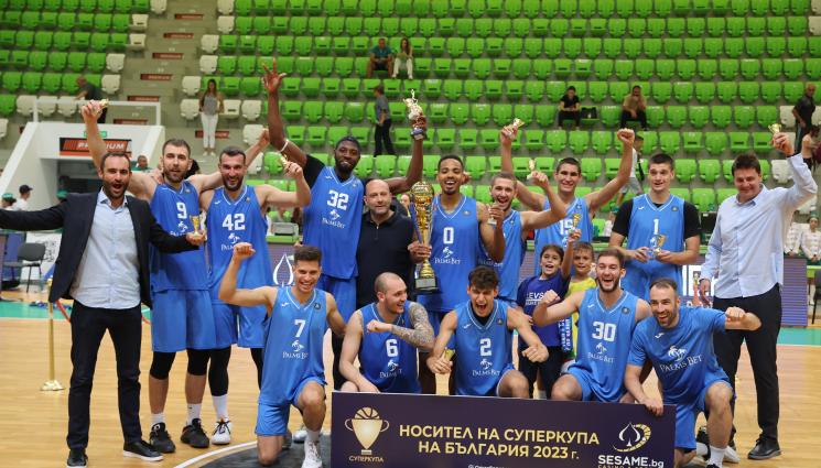 баскетбол -  Кош в последните секунди донесе Суперкупата на Левски