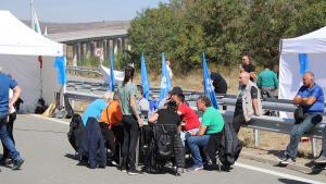 Движението по автомагистрала Тракия от пътен възел Свобода при Чирпан
