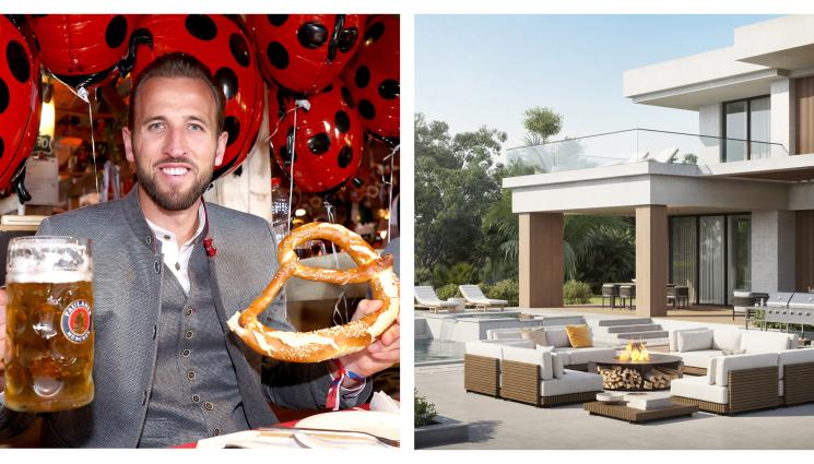 Хари Кейн - Хари Кейн оглежда имение край Мюнхен