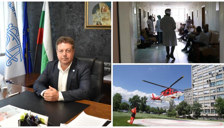 Иван Маджаров - Шефът на БЛС д-р Иван Маджаров пред 