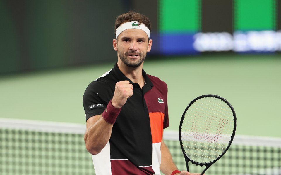 Григор Димитров се класира за четвъртфиналите на силния тенис турнир