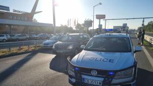 Полицейска акция се провежда на изхода на Бургас в посока