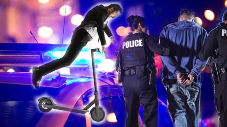 тротинетка полиция