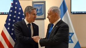 Държавният секретар на САЩ Антъни Блинкен се срещна с израелския