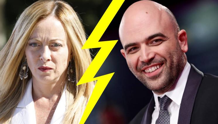 Роберто Савиано Джорджа Мелони - МИНА МЕТЪР: Мизерна глоба за писателя Роберто Савиано, обидил брутално премиерката Мелони