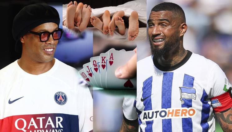 Боатенг Роналдиньо - На лъжата краката са къси: Как Роналдиньо изпорти Боатенг, че кръшка на жена си