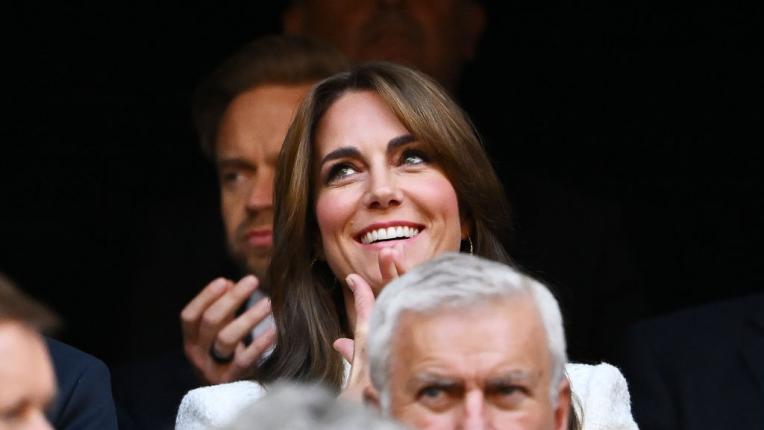  Кейт Мидълтън на ръгби мач 