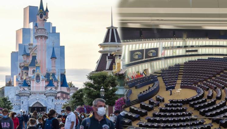 Дисниленд депутати - КЕФ! Техническа грешка прати евродепутати в Дисниленд!