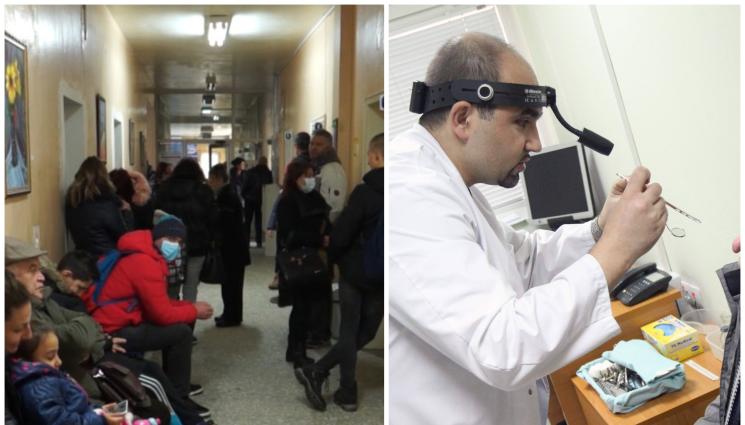 лекар - ПРЕД ЛЕКАРСКИТЕ КАБИНЕТИ: 2 часа чакане за е-бележка