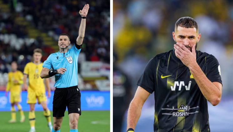 Кабаков Бензема - Бензема се разписа и в двете врати в мач, ръководен от Георги Кабаков