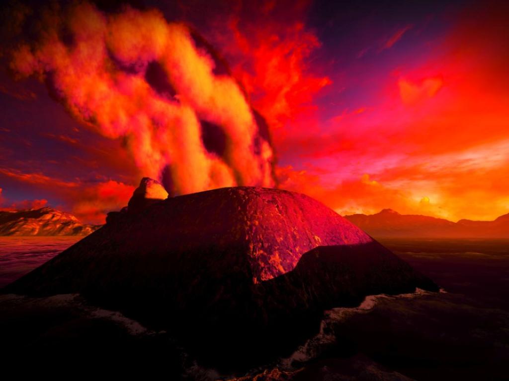 На 15 януари 2022 г вулканът Хунга Тонга изригна бурно под