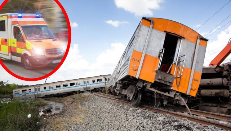влак катастрофа - НОВ УЖАС НА РЕЛСИТЕ: Влак дерайлира, 70 пострадали!