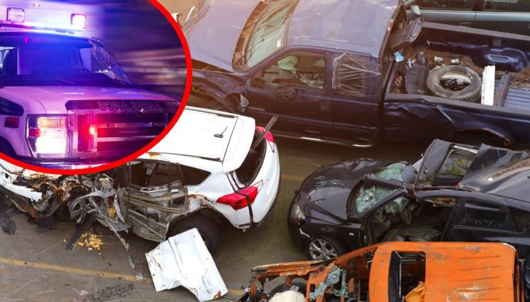 Катастрофа - БРУТАЛНО МЕЛЕ: Над 150 коли се нанизаха в адска катастрофа, има загинали (ВИДЕО)