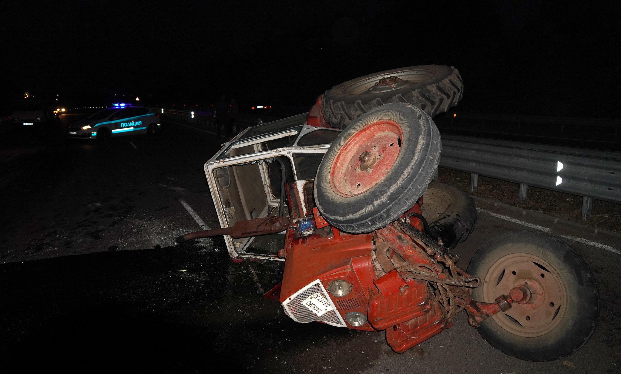 катастрофа трактор