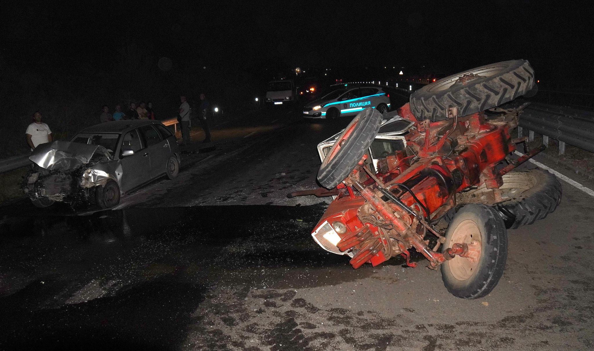 катастрофа трактор