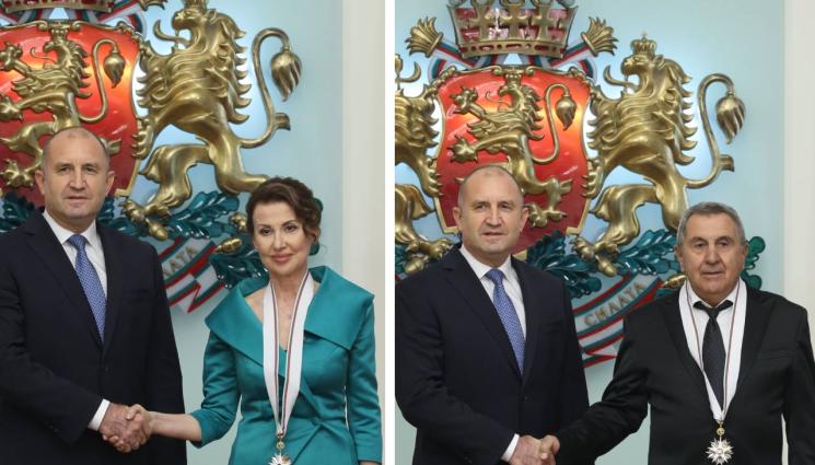 Раева Николов - Илиана Раева и Богдан Николов с ордени „Стара планина“!