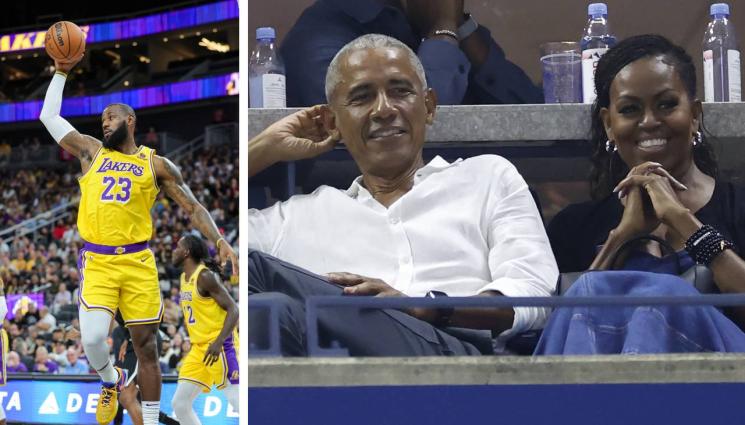 Леброн Обама - Леброн и Обама в общ проект за сериал в Netflix