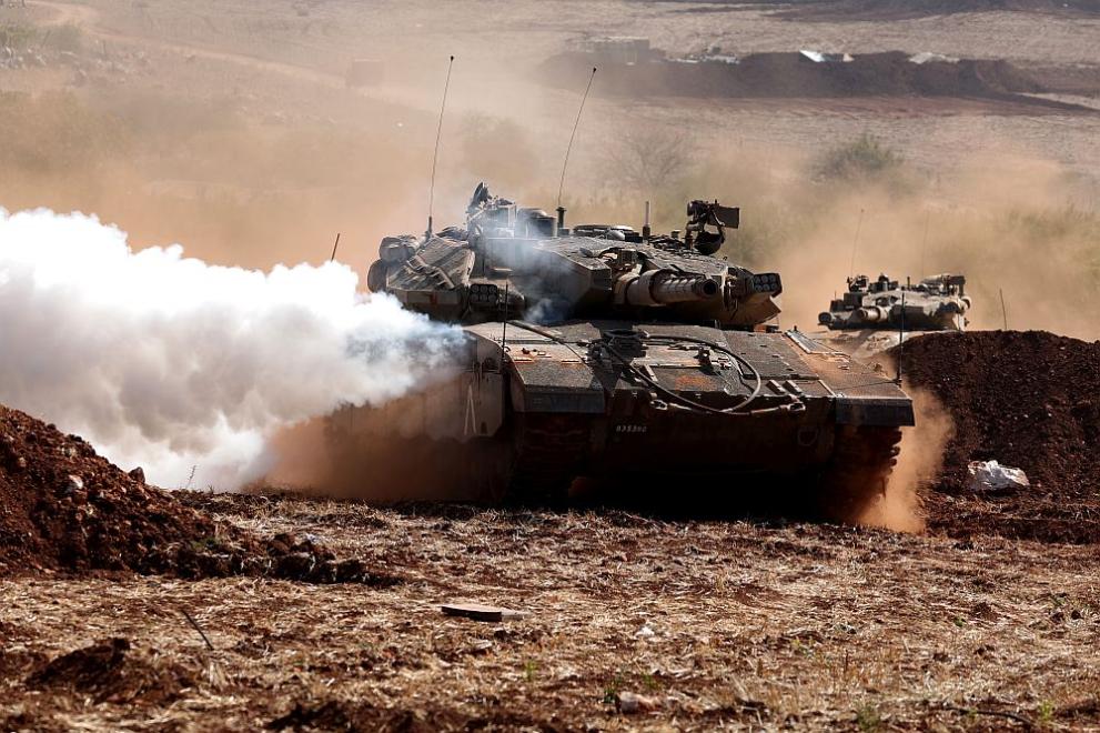 танкове Израел Газа