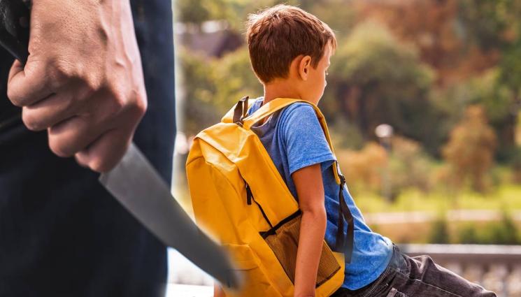 нож дете - ЖЕСТОКОСТ: Криминално проявен изверг намушка дете