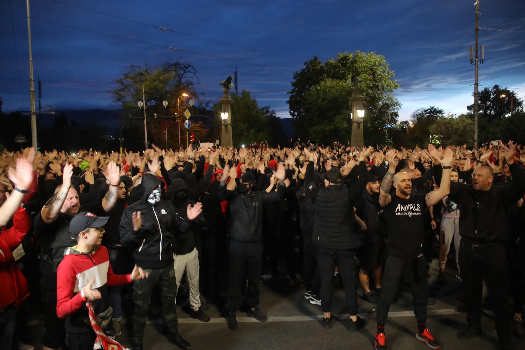 цска фенове протест