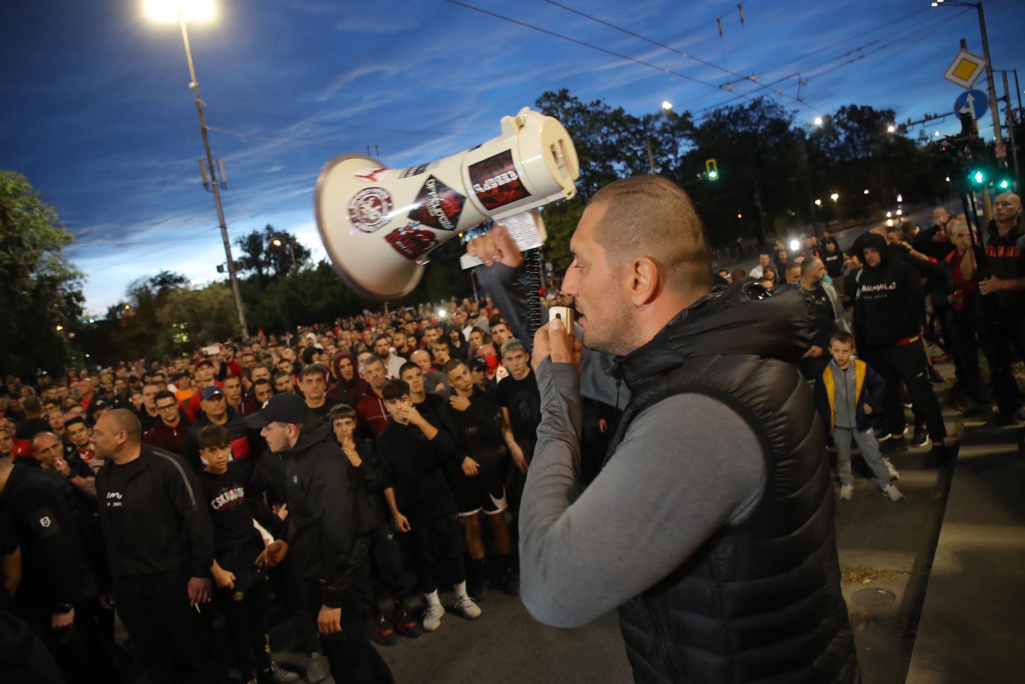 цска фенове протест