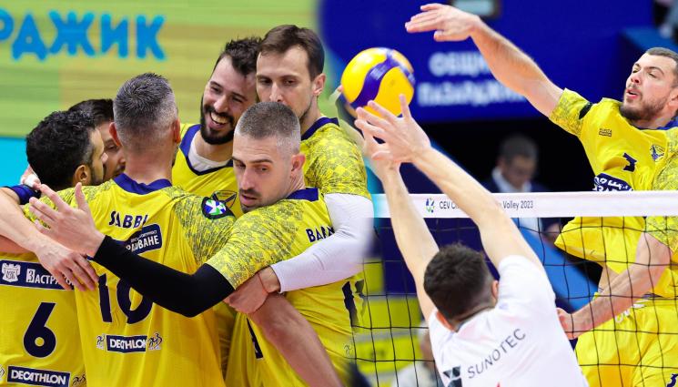 Хебър ЦСКА - Не ги бавиха в деня за размисъл: Хебър отупа набързо ЦСКА на нула на волейбол при мъжете