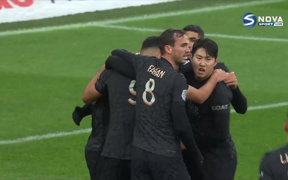 ПСЖ откри резултата срещу Брест в 16-ата минута. Тогава Баркола