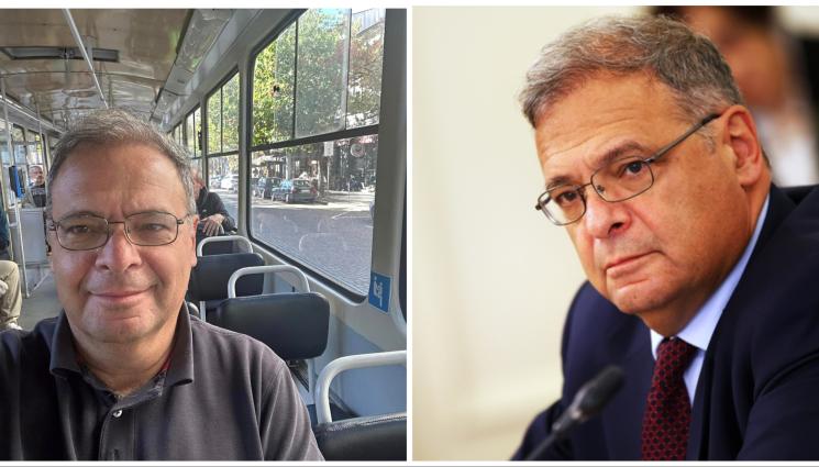 Юлиян Попов - БЛИЗО ДО ХОРАТА: Екоминистър отиде с трамвай до урната